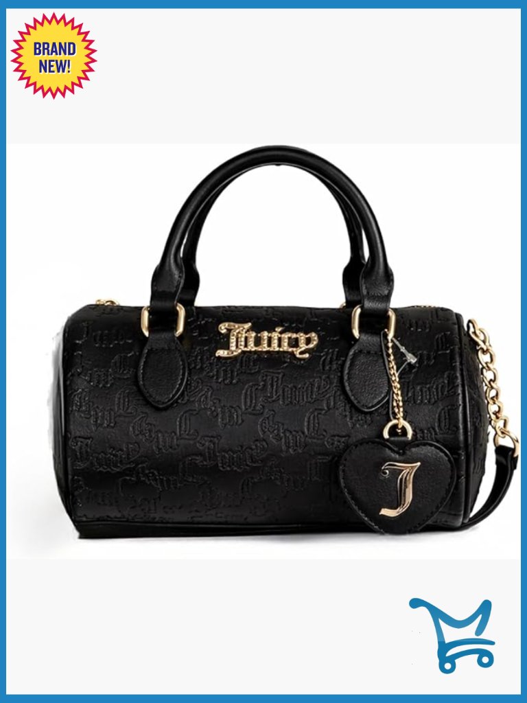 Mini Barrel Satchel With Crossbody Strap, Structured Faux Leather Bag